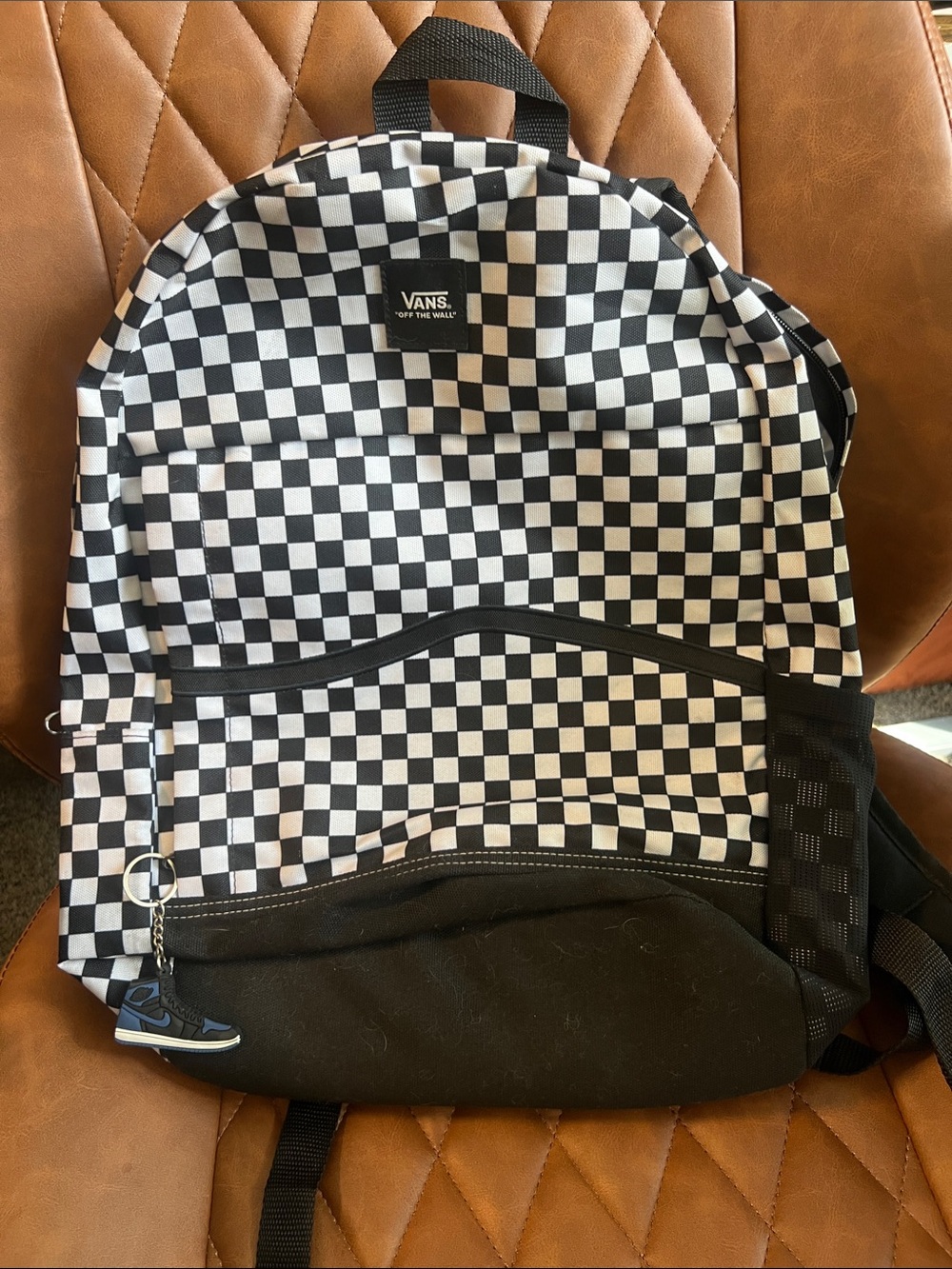 Vans Black & White Checkerboard Backpack